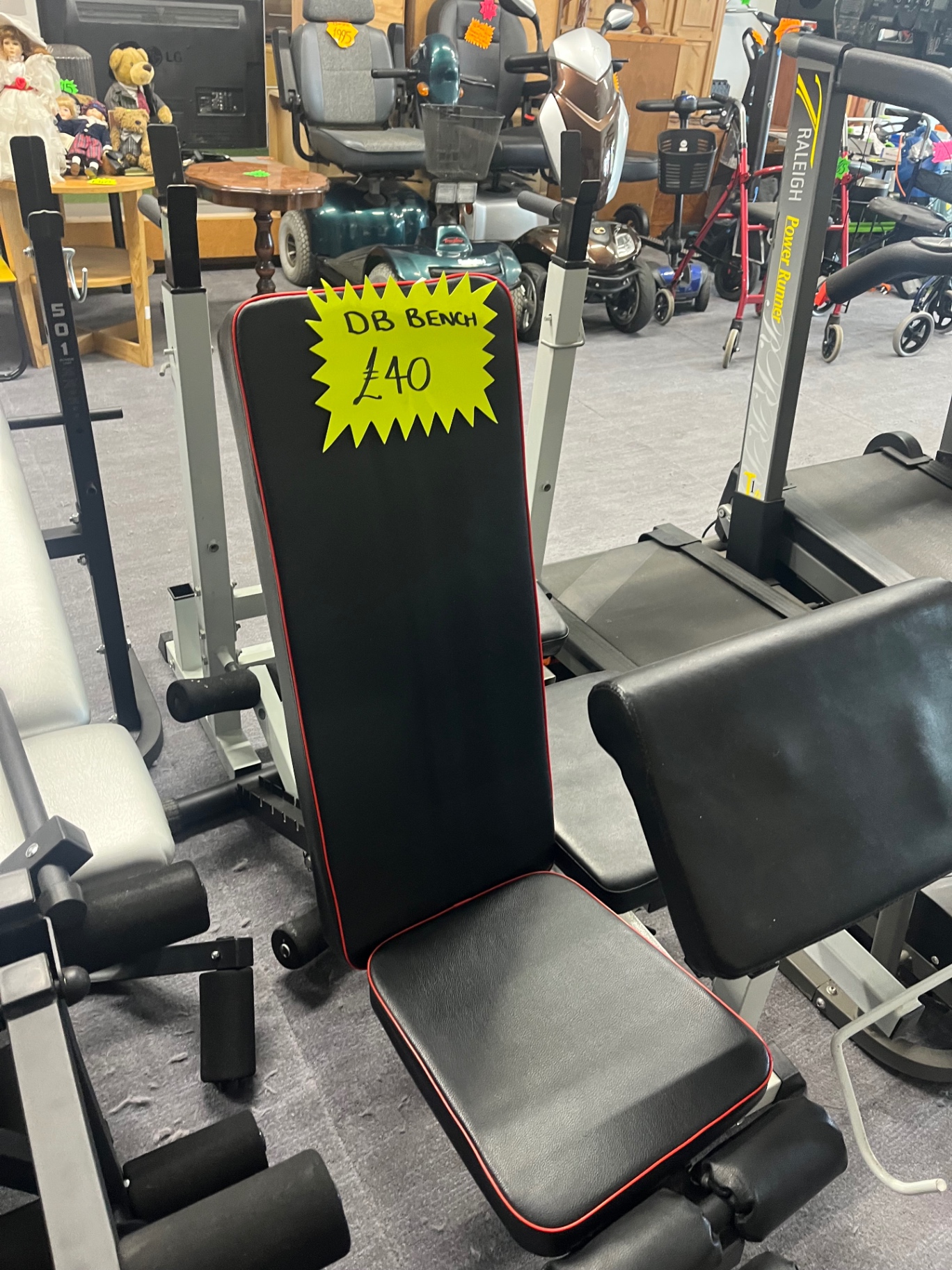 Adjustable Dumbbell Bench