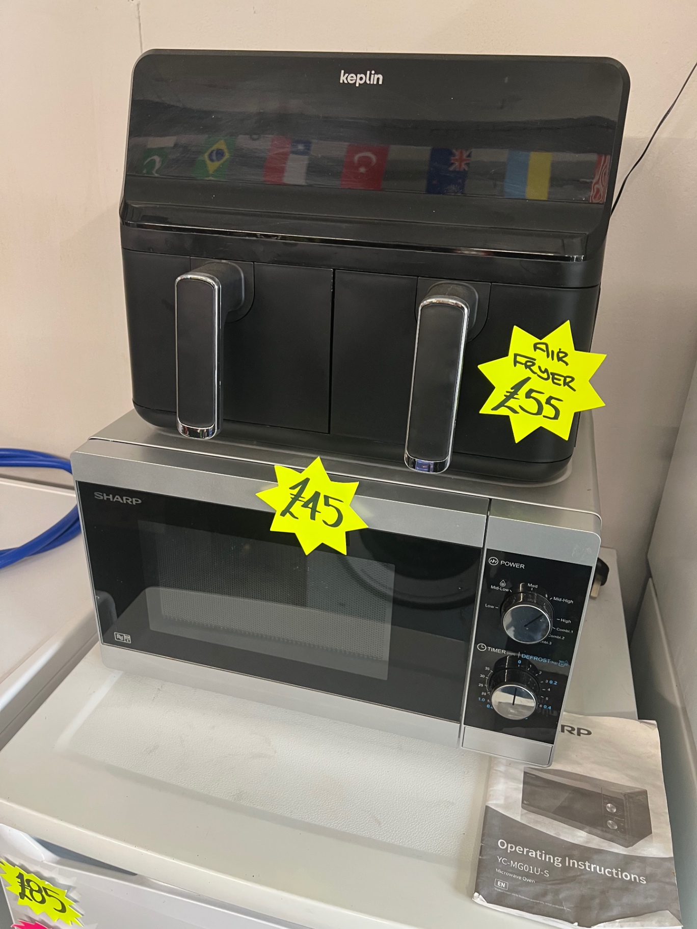 Keplin Dual Air Fryer & Sharp Microwave