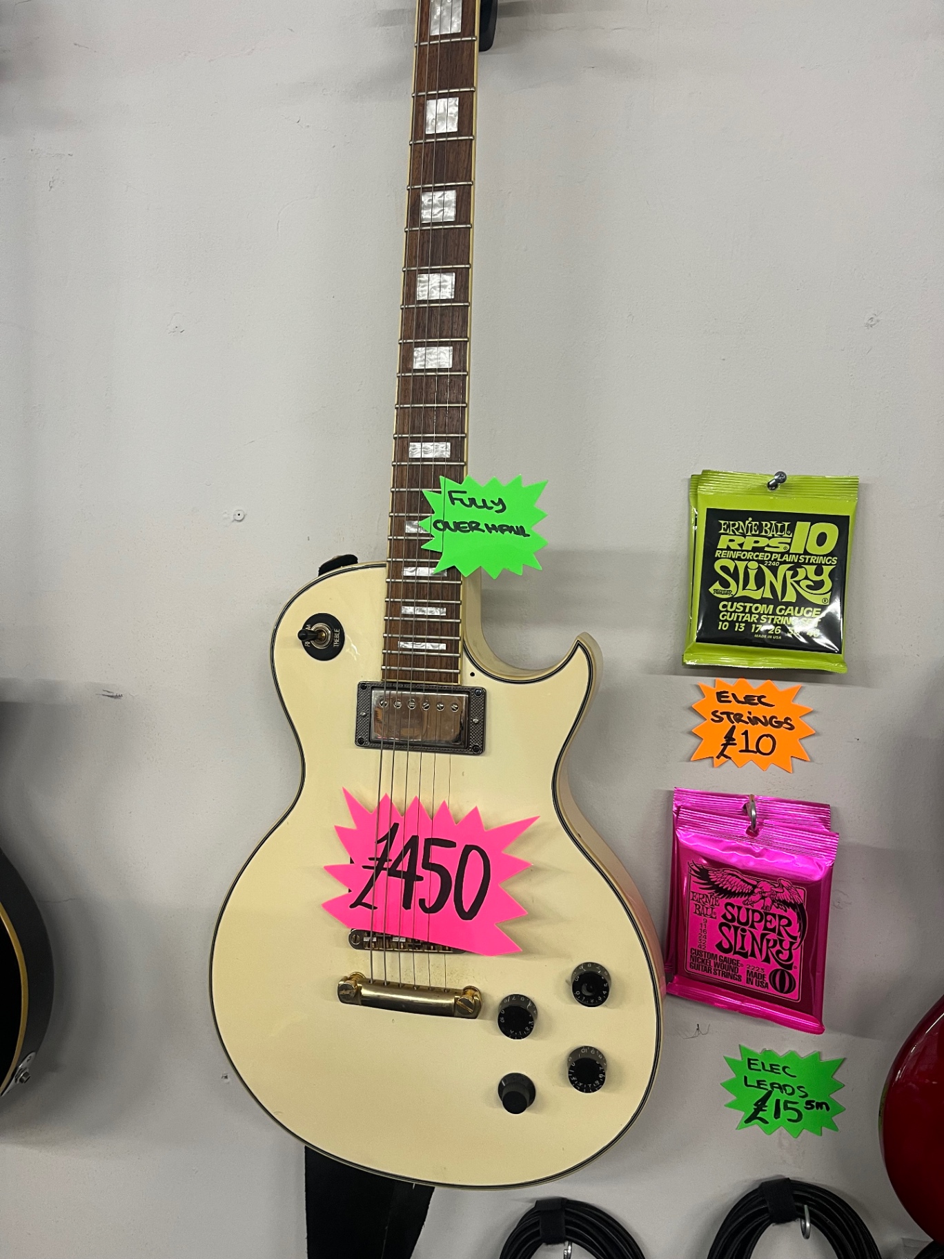 Les Paul Custom — Cream, Fully Overhauled
