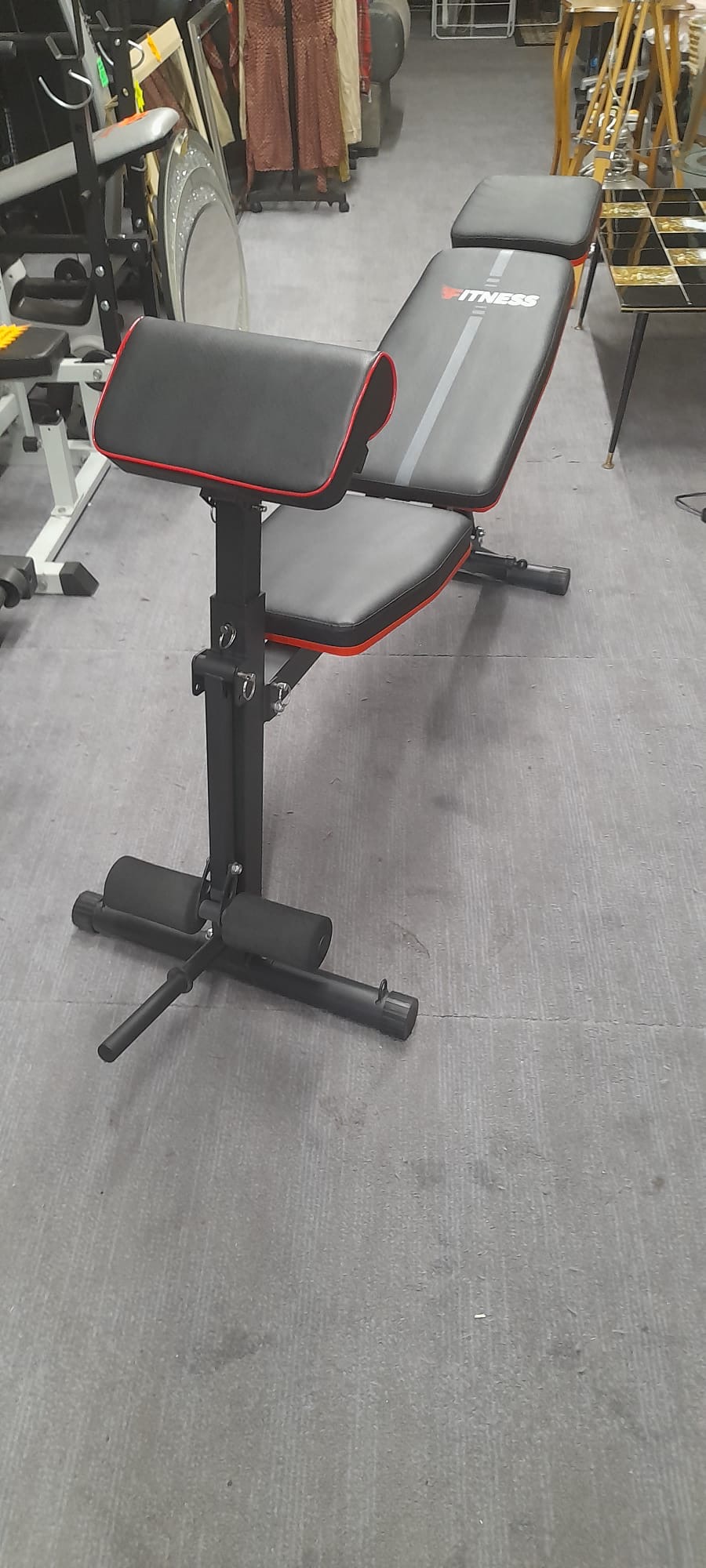 Adjustable Preacher Curl Bench